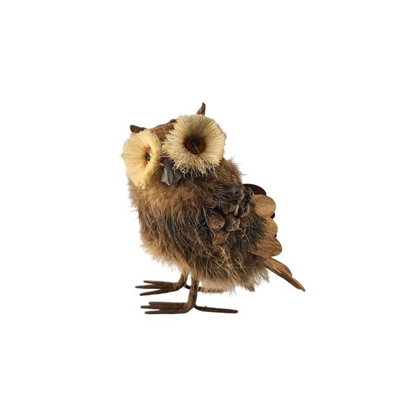 Decorative Owl Figurine wreaths DIY crafts, shelves, desks, or nature-themed dis - Picture 8 of 10